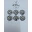 Düğüm Yumak Örgü Model Metal Düğme 2,29 CM - 6lı Paket