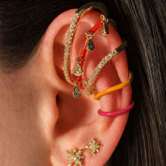 Renkli&Taşlı Earcuff