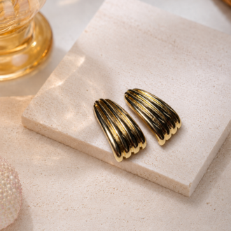 Gold Kabuk Küpe
