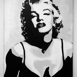 Marilyn Monroe Portrait | Original Hand-Painted Canvas Artwork