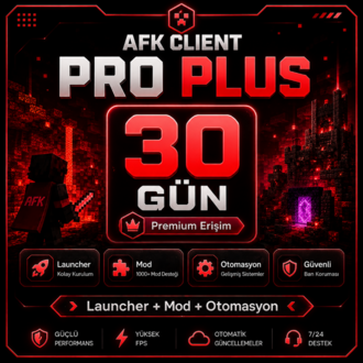 AFK Client Pro Plus – 30 Gün