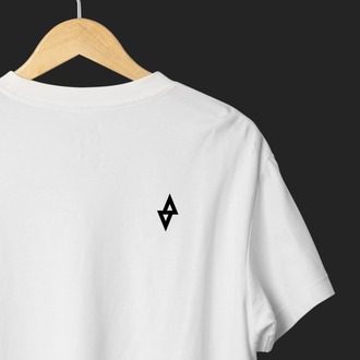 AGARTA Logo | Beyaz Oversize Tişört - Unisex (ÖN SİPARİŞ)