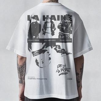 LA HAINE | Unisex Oversize Tişört – AGARTA