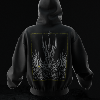 Lord of The Rings Sauron Rule them all Oversize Unisex Hoodie Kapüşonlu Sweatshirt