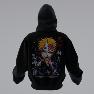 BLEACH ICHIGO KUROSAKI MASK UNISEX HOODIE