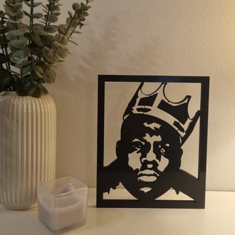 Biggie kabartma tablo