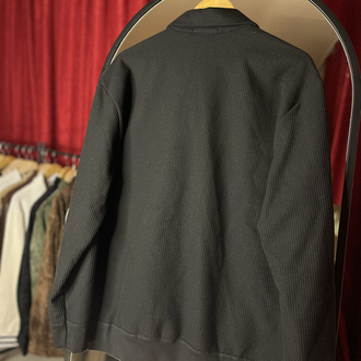 Zegna Çift Cepli Deri Detaylı Baskılı Kışlık Gömlek