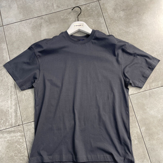 Oversize Fit Antrasit %100 Pamuk Erkek T-Shirt
