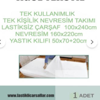 Tek Kullanımlık Tek Kişilik Nevresim Takımı – Çarşaf, Yorgan ve Yastık Kılıfı (1 Adet)