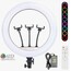 45 cm 18"nc RGB LED yayın ışığı