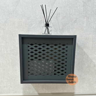 SÜRGÜLÜ WİFİ MODEM DUVAR DÜZENLEYİCİ BAKLAVA MODEL ANTRASİT