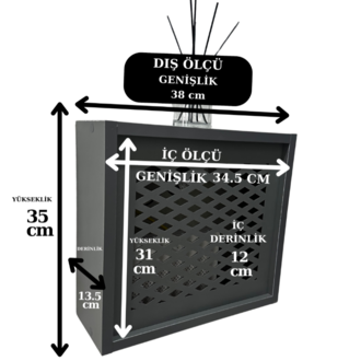 SÜRGÜLÜ WİFİ MODEM DUVAR DÜZENLEYİCİ YAN ÇİZGİ MODEL BEYAZ