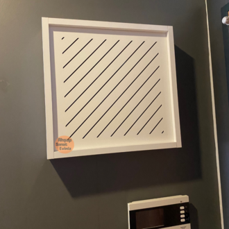 SÜRGÜLÜ ELEKTRİK PANO DUVAR DÜZENLEYİCİ YAN ÇİZGİ MODEL BEYAZ