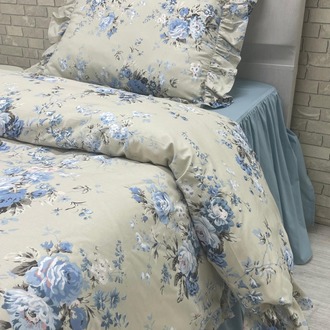 Tek kişilik 100x200 cm yatak için fırfırlı etekli lastikli çarşaf, nevresim takımı