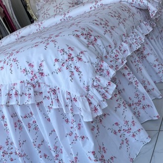 çift kişilik 1.60x2.00 cm yatağa uygun fırfırlı lastikli çarşaf, nevresim takımı