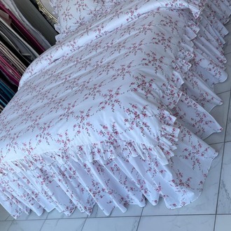çift kişilik 1.60x2.00 cm yatağa uygun fırfırlı lastikli çarşaf, nevresim takımı