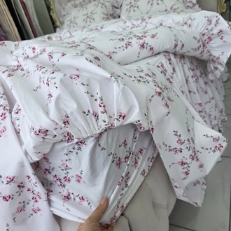 çift kişilik 1.60x2.00 cm yatağa uygun fırfırlı lastikli çarşaf, nevresim takımı