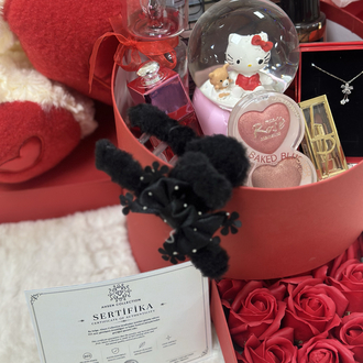 Princess love kırmızı 925 ayar gümüş takılı