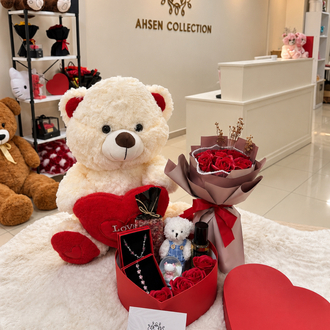 Mini love kırmızı özel set