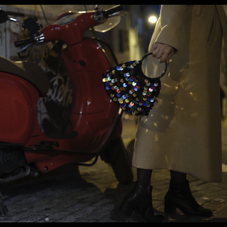 the sparkled one. one of a kind. 