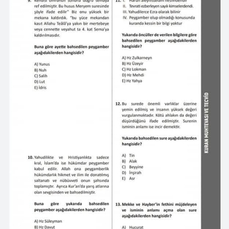 DHBT NOKTA ATIŞI SORU BANKASI 