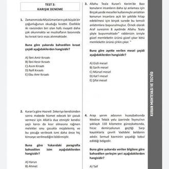 DHBT NOKTA ATIŞI SORU BANKASI 