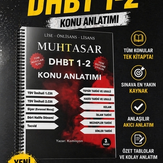 DHBT 1-2 ÖZET KİTABI 