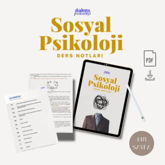 Sosyal Psikoloji - Kapsamlı Öğrenci Notları (PDF)