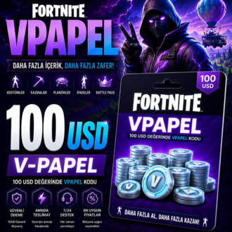 Fortnite Vpapel 100 USD
