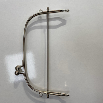 Öpücük burs 22 cm gümüş