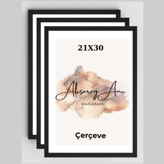 21X30 SİYAH ÇERÇEVE