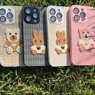 Iphone Opus Silikon Nakış Desenli Telefon Kılıfı 