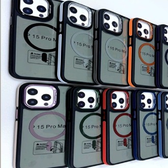 Akrilik Magsafe Özellikli Lens Koruma Çerçeveli Kılıf