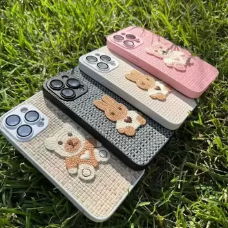 Iphone Opus Silikon Nakış Desenli Telefon Kılıfı 