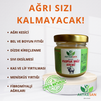 KUYRUK YAĞI KREMİ (ZENGİNLEŞTİRİLMİŞ EL YAPIMI GÜÇLÜ FORMÜL)