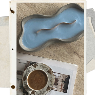 Aquamarine Ateş Çukuru Mum