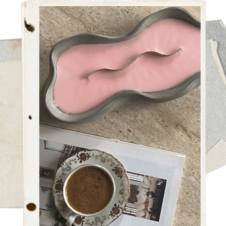Rose Quartz Ateş Çukuru Mum