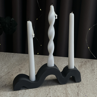 Dalga Model Şamdanlık