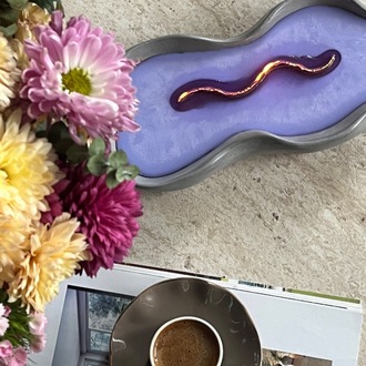 Amethyst Ateş Çukuru Mum
