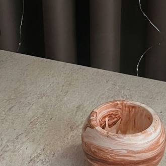 Marble Pure Beton Saksı