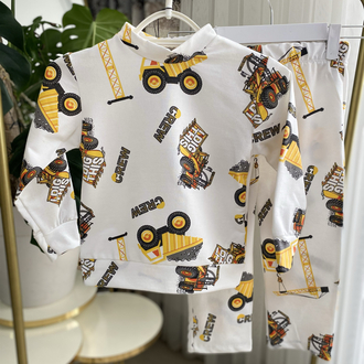 Erkek Çocuk Crew Pijama Takımı