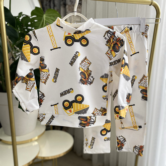 Erkek Çocuk Crew Pijama Takımı