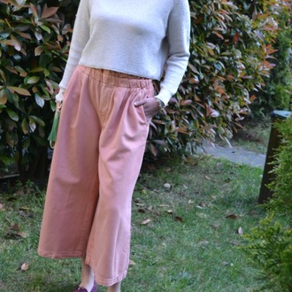 Somon Koton ve Lyocell Pantolon