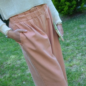 Somon Koton ve Lyocell Pantolon