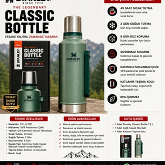 Stanley Classic Bottle 1.9 L Çelik Termos