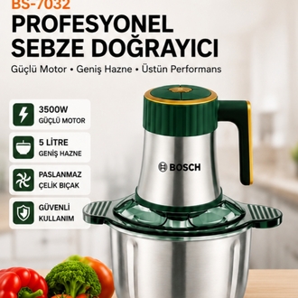 Bosch BS-7032 Profesyonel Sebze Doğrayıcı 5 Litre