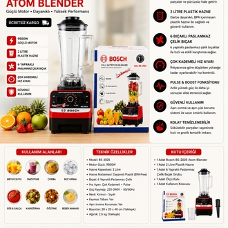 Bosch BS-2025 Profesyonel Atom Blender 9500W