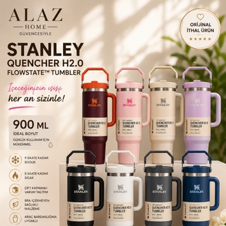 Stanley Quencher H2.0 900 ML Üstten Tutmalı Termos