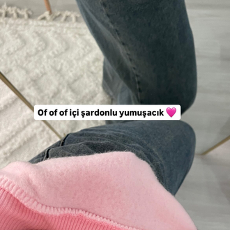 Pembe swetshirt