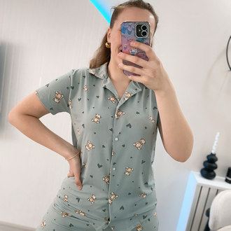 Yeşil pijama takımı 